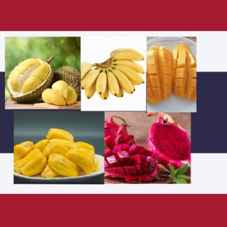   THAILANDA MIXT ( 500G DURIAN MIEZ,200G JACKRUIT MIEZ,1 MANGO GALBEN NAM DOK MAI ,1 FRUCTUL DRAGONULUI ROSU,4 BUC FRUCTUL PASIUNII,4 BUC RAMNUTAN