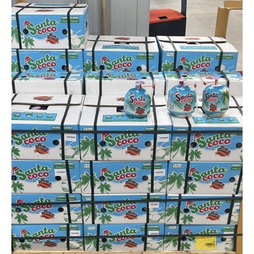 NUCA DE COCOS DE BAUT CU DISPOZITIV DE DESCHIDERE IMPORT THAILANDA cutie 5 bucăți 